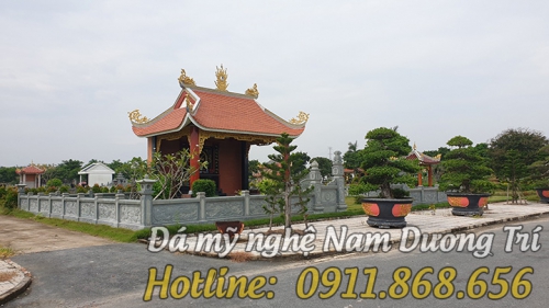 Khuôn viên lăng mộ gia đình tại Long Thành Đồng Nai