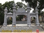 Cổng tam quan tại chùa khả lễ Bắc Ninh